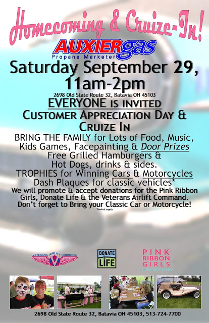 Image of Auxier Gas Cook Out Flyer