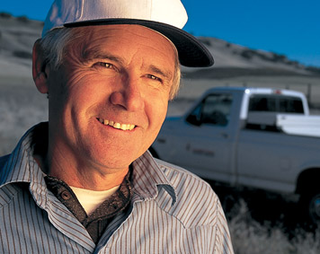 Image of man with a truck